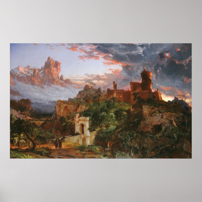 Spirit of Krig - Jasper F. Cropsey Fine Art Poster (Framsidan)