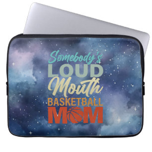 Spirit of någons Loud Mouth Basketball Mamma Laptop Fodral