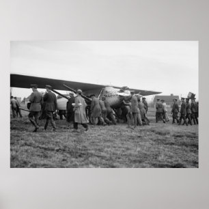 Spirit of St Louis at Bolling Fält, 1929 Poster