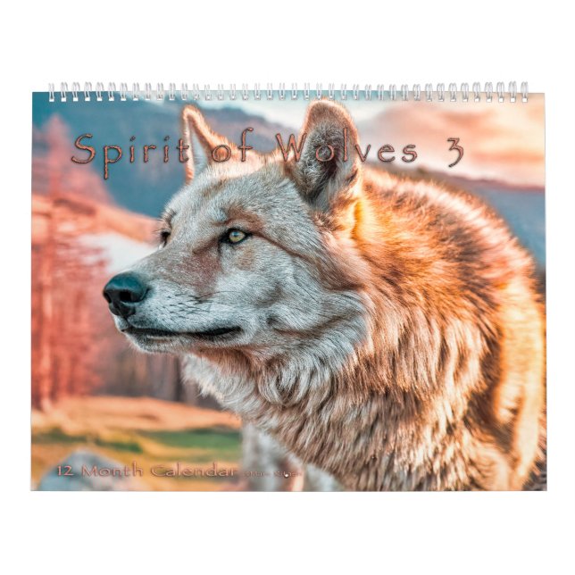 SPIRIT OF WOLVES ART #3 CALENDAR KALENDER (Omslag)