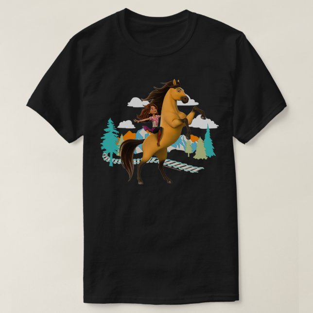 Spirit Otamed Spirit och Lucky Forest Epic Adven T Shirt (Design framsida)