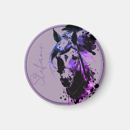 Spirit Pony 3 Lavender Magnet
