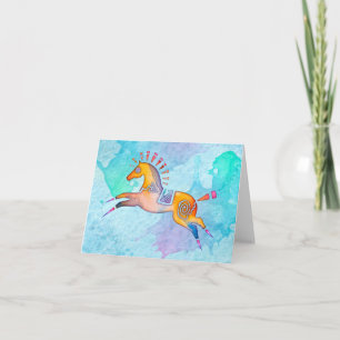 Spirit Pony Blank Notecard Kort