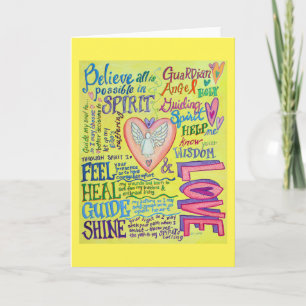 Spirit Prayer - inspirationskort för ängel Kort