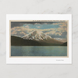 Spirit Sjö, WA - View of Mt. St. Helens Vykort