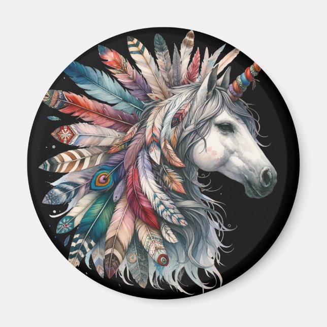 Spirit Unicorn Magnet (Framsidan)