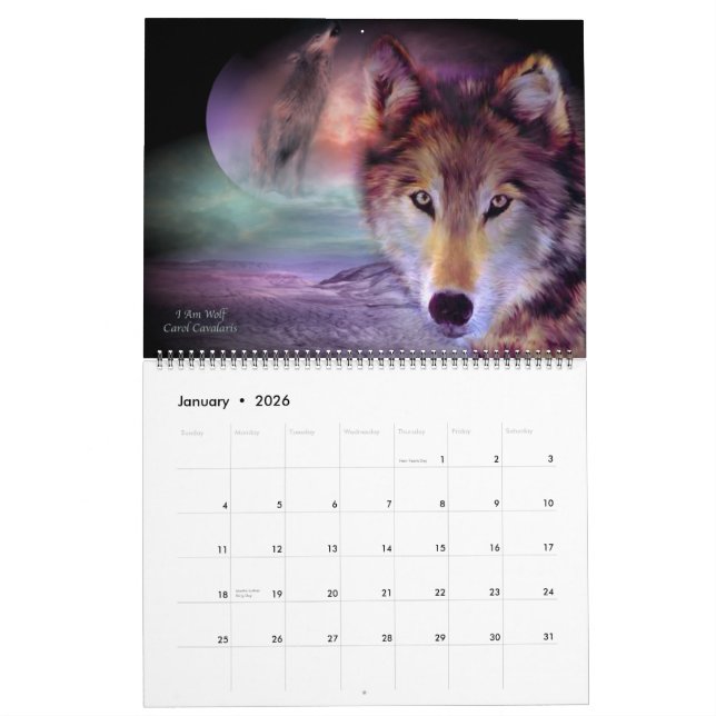 Spirit Vargars Art Calendar 2013 Kalender (Jan 2026)