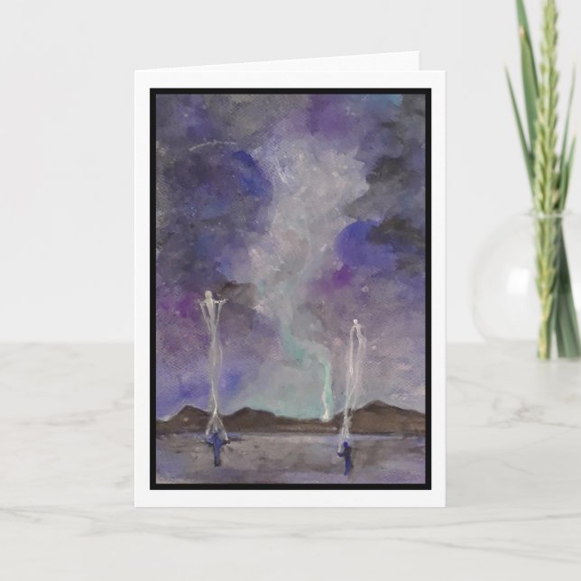 Spirit Walkers Blank Greeting Card Kort (Framsida)
