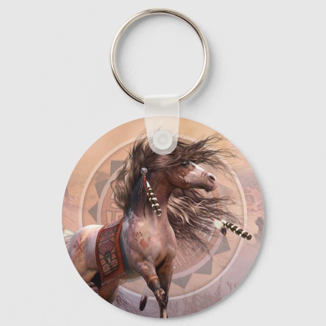 Spirit Warrior Keychain Nyckelring (Framsida)