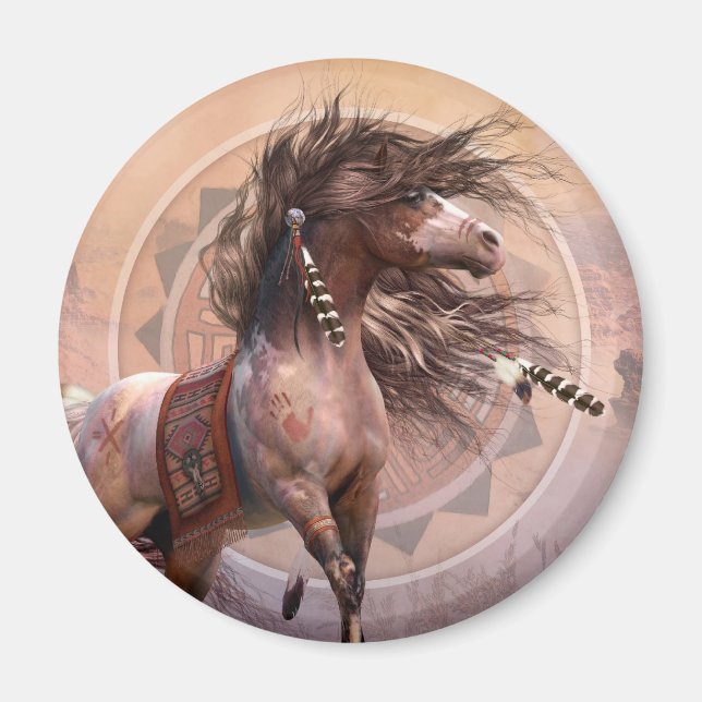 Spirit Warrior Magnet (Framsidan)