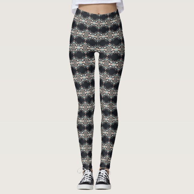 Spirited Nights (small pattern) Leggings (Framsida)