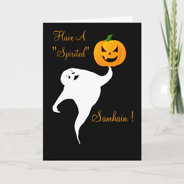 Spirited Samhain Kort (Framsida)