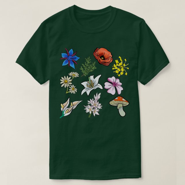 SpiritFarer Spirit Flower Pack T Shirt (Design framsida)