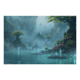 Spirits by the Still Waters Perfect Poster