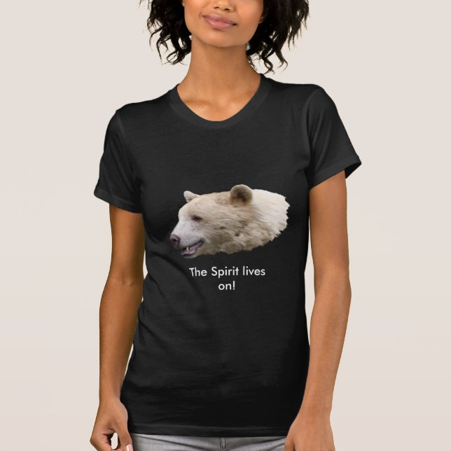 "Spiritsbjörn" gåvor Tee Shirt (Framsida)