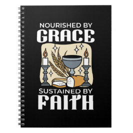 Spiritual Faith and Grace – Uplifting Christian Anteckningsbok