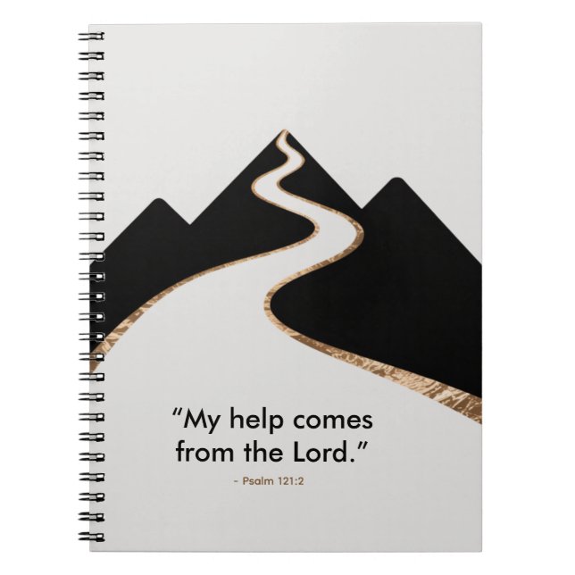 Spiritual Journey Notebook - Guided Mountain Path  Anteckningsbok (Framsidan)