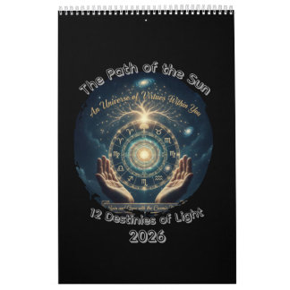 Spiritual Zodiac Journey Personalized wall Kalender