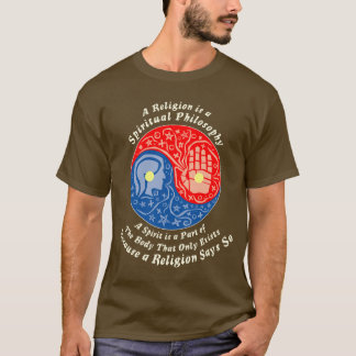 Spiritualist (mörk) t shirt