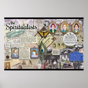 Spiritualister Poster Eerie Sjö Erie Officiell Mer