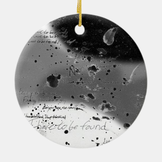 Spiritualitet Keramiska prydnadsföremål Julgransprydnad Keramik (Baksidan)