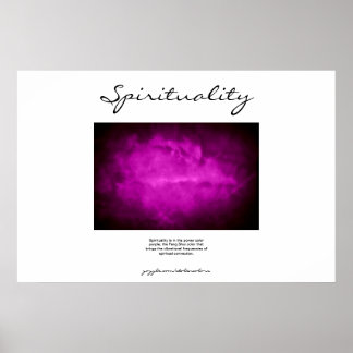 Spiritualitet - Lila Poster