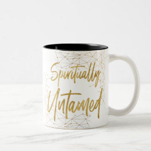 Spiritually okuvat 2-Tona muggen Två-Tonad Mugg