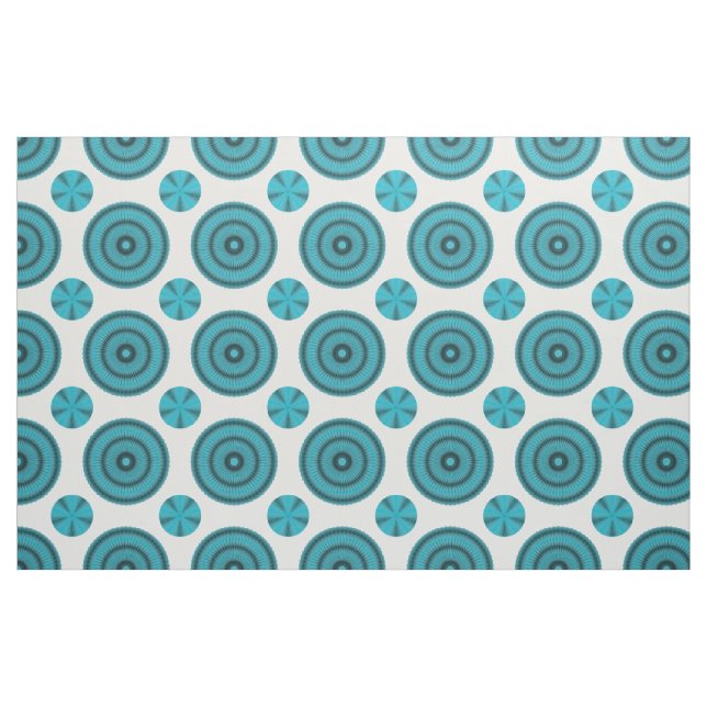 Spiro Flowers Plocka all Background Färg Tyg (Fat Quarter)