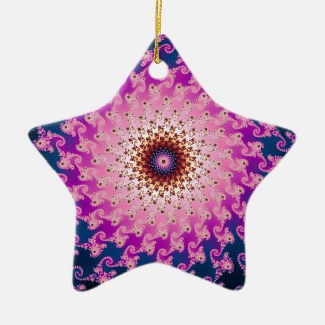 Spirograf Julgransprydnad Keramik (Framsidan)