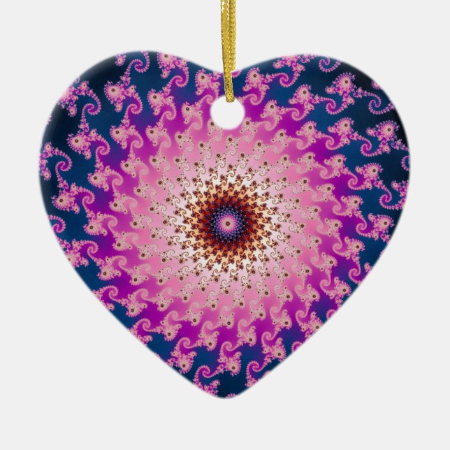 Spirograph Julgransprydnad Keramik (Framsidan)