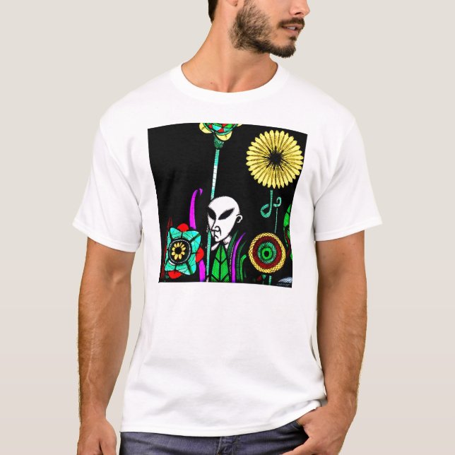 Spirographträdgård T-shirt (Framsida)