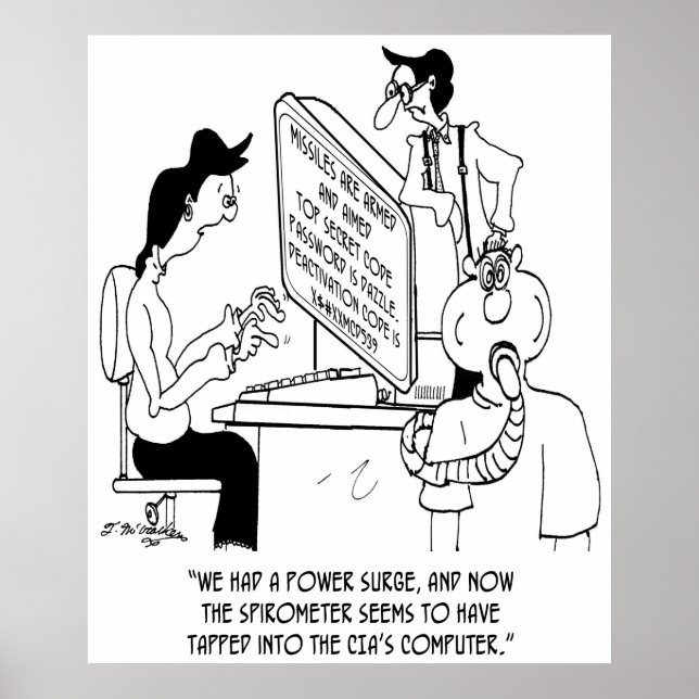 SpirometerTecknad 7314 Poster (Framsidan)