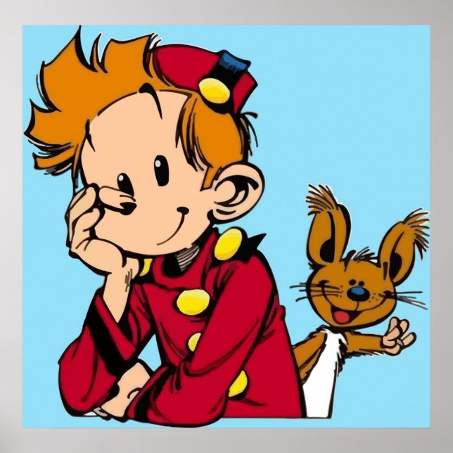 Spirou och spip poster (Framsidan)