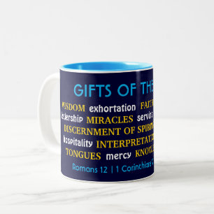 SPIRT-GRUPPER inspirerande Christian Två-Tonad Mugg