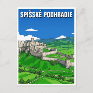 Spiš slott vykort