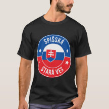 Spisska Stara Ves, Slovakien Stad T-Shirt
