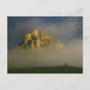 Spissky hrad i dimma, Slovakien 2 Vykort