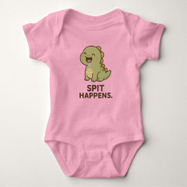 Spit Happens - Finny Baby Dinosaur Design T Shirt