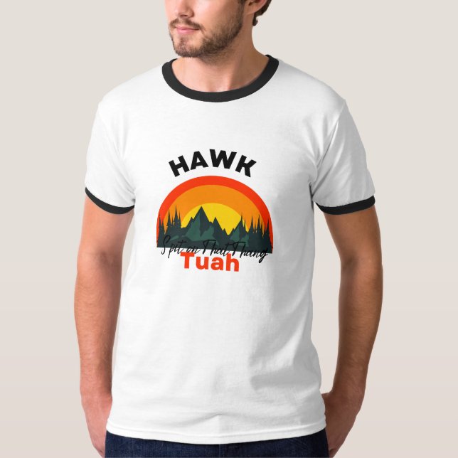 Spit på Thang hawk-tuah T Shirt (Framsida)