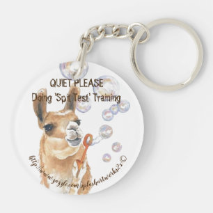 "Spit Training Llama"