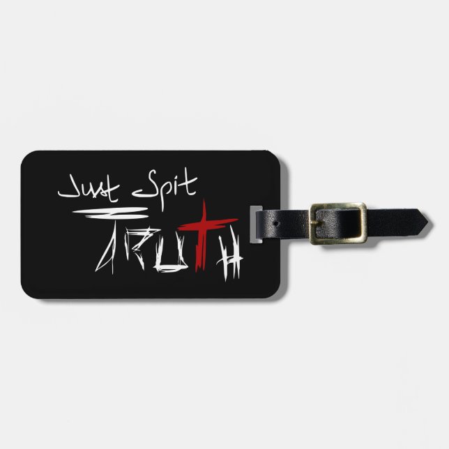 Spit Truth Bagagebricka (Horisontell Framsida)