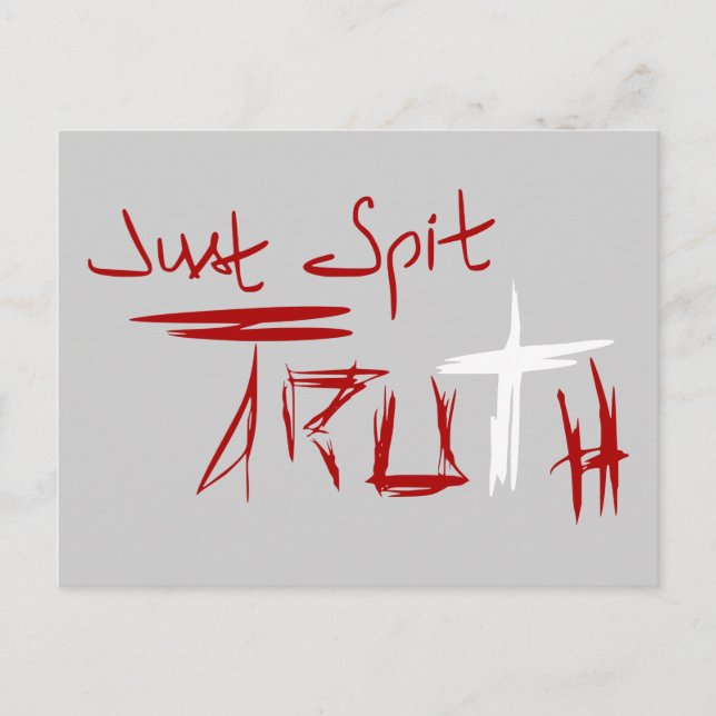Spit Truth Vykort (Framsida)