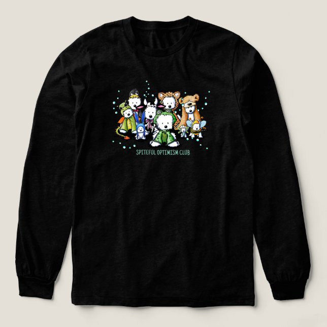 Spiteful Optimism Club T Shirt (Design framsida)