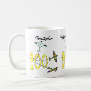 Spitfire 100 Birthday Kaffemugg