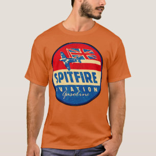 Spitfire Aviation Fuel T Shirt