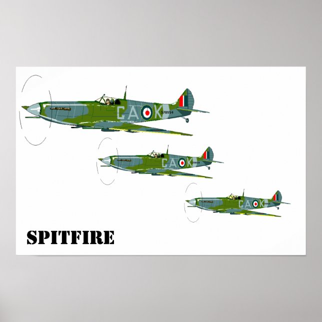 Spitfire-bildning Poster (Framsidan)