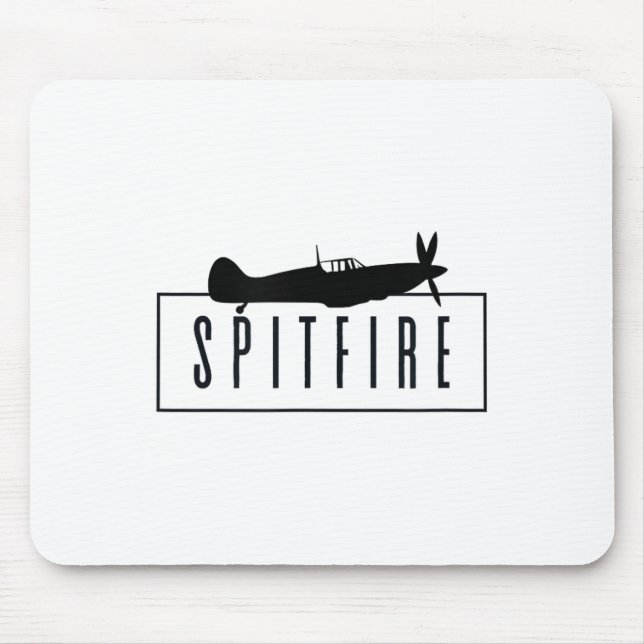 Spitfire, en konisk brittisk kämpe Flygplan _ Wo Musmatta (Framsidan)
