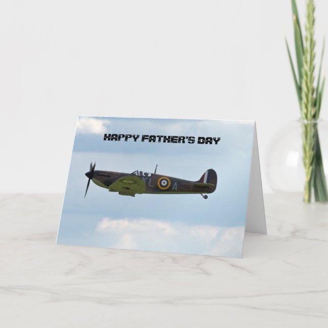 Spitfire Fars dag Kort (Framsida)