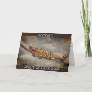 Spitfire-födelsedagskort av GJLC Kort