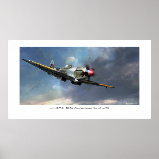 Spitfire FR.XVIII Poster (Framsidan)